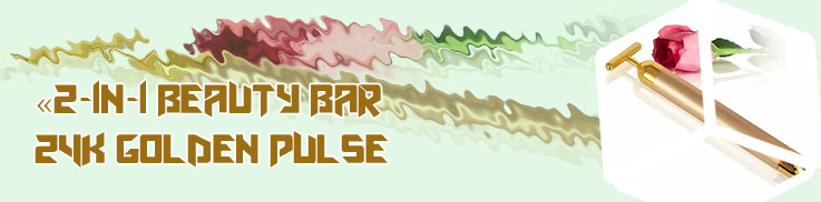 Beauty bar 24k golden pulse facial massager