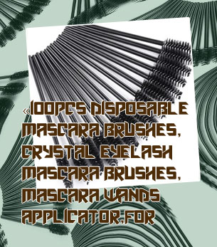 Disposable mascara brushes
