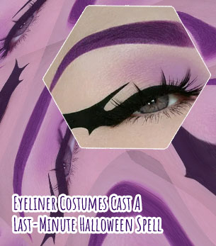 Halloween eyeliner