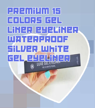 White gel eyeliner